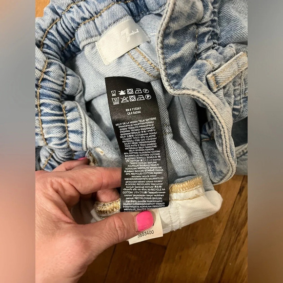 7 For All Mankind Ruby Paperbag Shorts - Picture 7 of 8